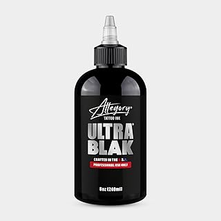 Allegory Tattoo Ink – Ultra Blak, Premium Black Tattoo Ink, Perfect for ...