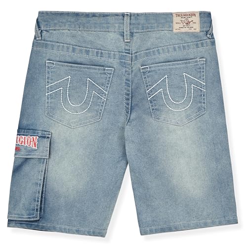 Image of True Religion Boys Short Sets for Kids | Boys Jean Shorts and Tee Shirt Clothing Set