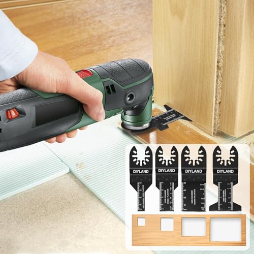 DIYLAND 31PCS Multi Tool Blade Set, Universal Oscillating Saw Blades, Oscillating Tool Accessories for Wood Metal Cutting, Multitool Blades fit Makita, Milwaukee, Dremel, Ryobi and More 7 DIYLAND 31PCS Multi Tool Blade Set, Universal Oscillating Saw Blades, Oscillating Tool Accessories for Wood Metal Cutting, Multitool Blades fit Makita, Milwaukee, Dremel, Ryobi and More - Image 7