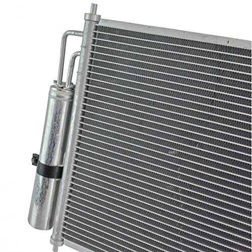 Image of TRQ A /C Condenser and Receiver Drier Assembly Compatible with 02-06 Nissan Altima 04-08 Maxima