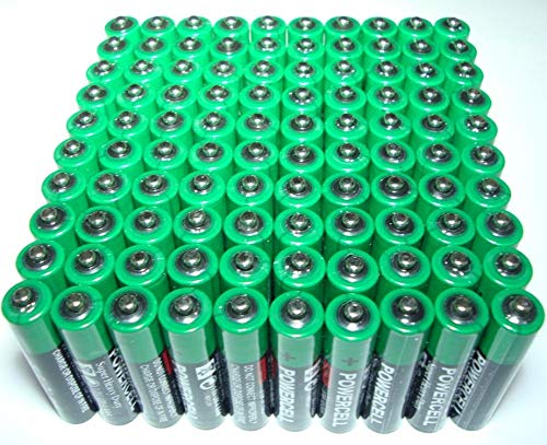 100 X Powercell AA Battery Zinc Extra Heavy Duty Batteries 1.5v Standard