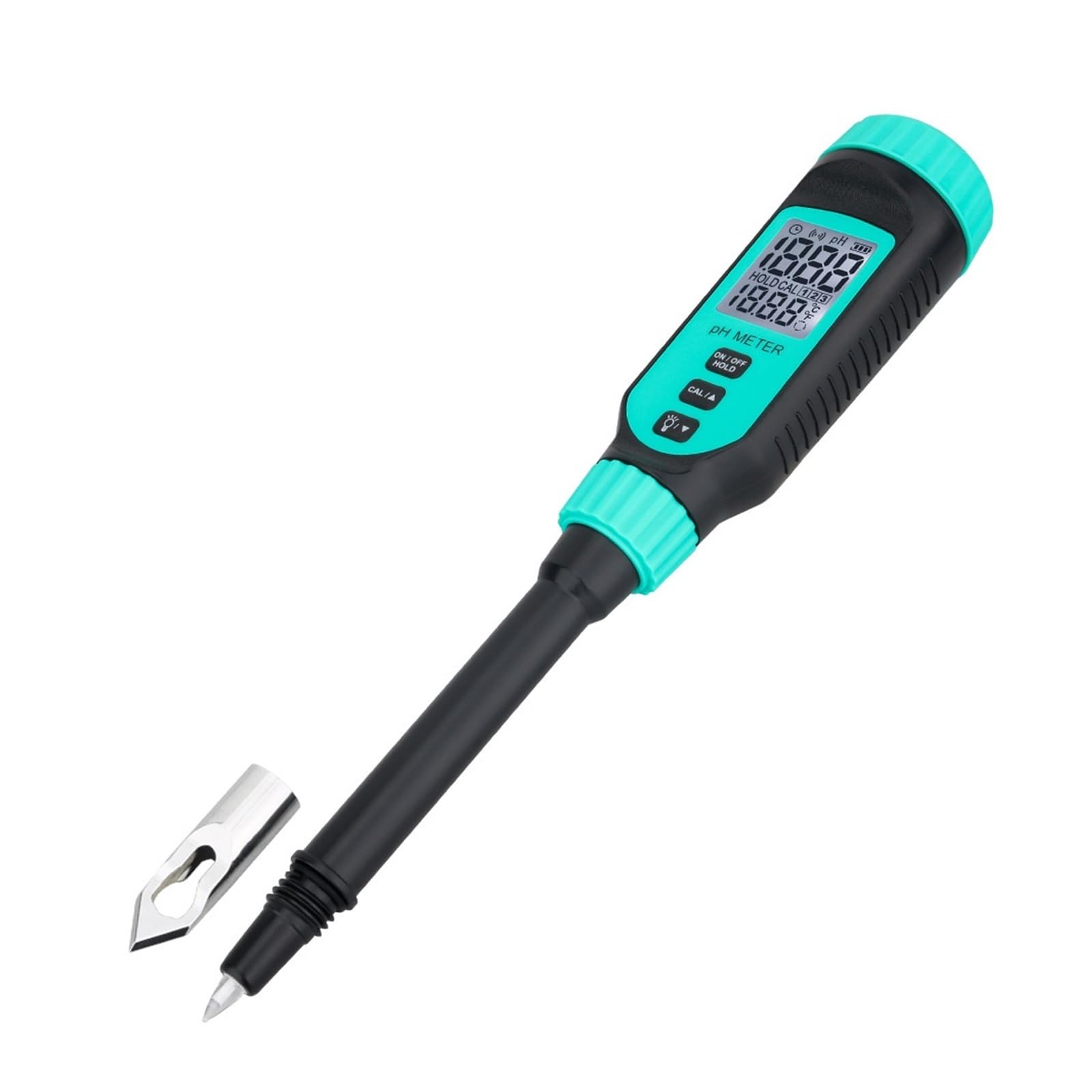 Misuratore PH 4 In 1 Tester Del Terreno Display LCD Retroilluminato Portatile For Pane Liquido Pasticceria Acidimetro Professionale Misurazione Accurata