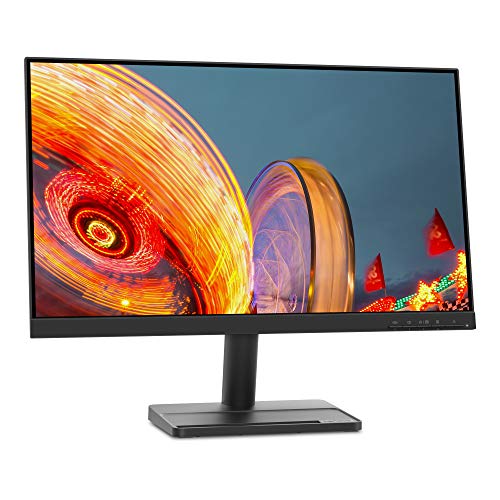 Lenovo L24E-30 23.8-Inch Ultra-Thin Fhd Monitor, Va Panel, Freesync, 3-Side Nearedgeless, 75Hz, 4Ms, Hdmi, Vga, Vesa Mountable #TOP1