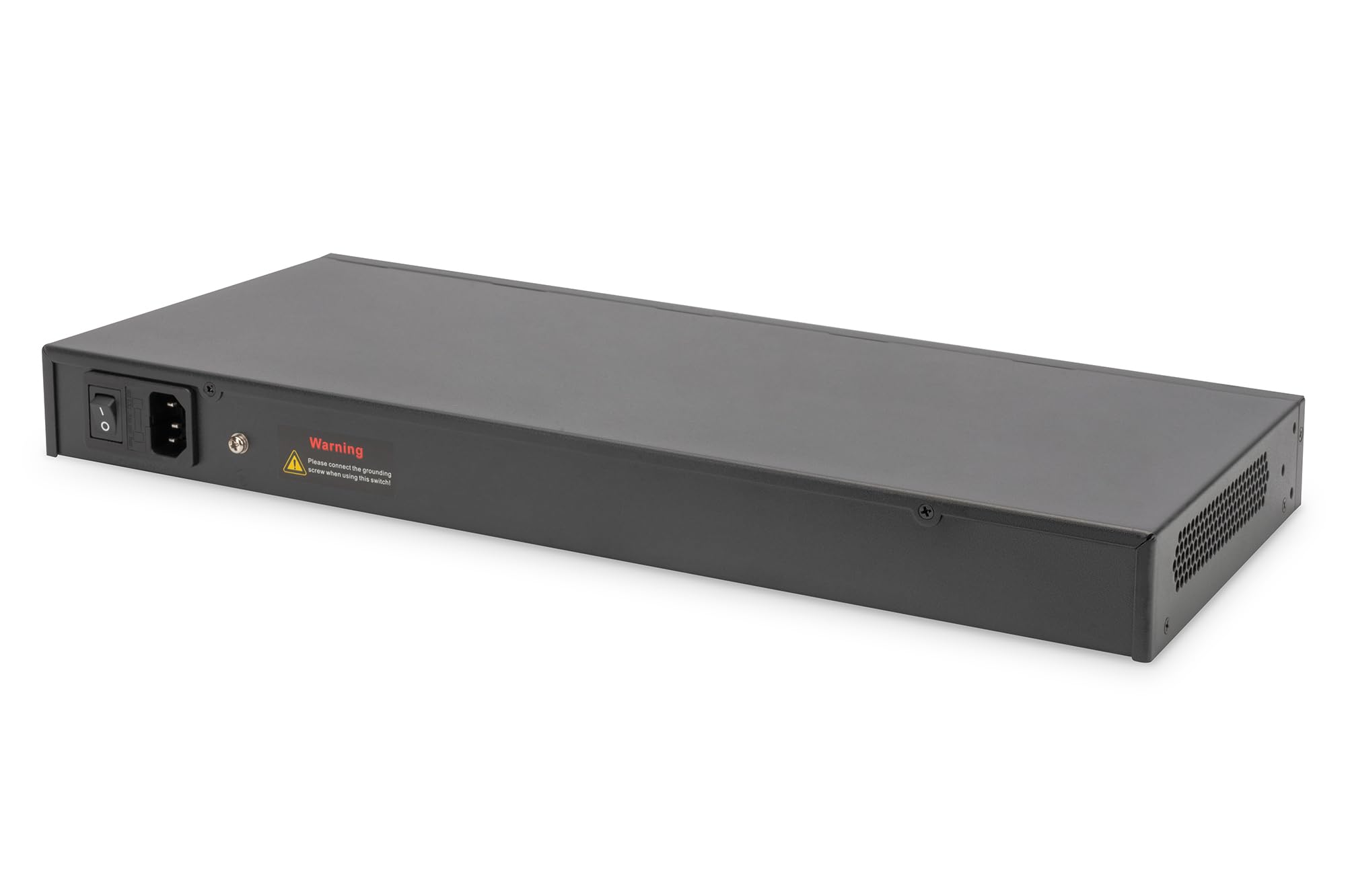 DIGITUS 27-Port Managed Gigabit PoE Netzwerk-Switch - 24 RJ45-Ports - 2 SFP-Ports - 1 Console-Port - 450W PoE-Budget - L2 Features - 19 Zoll - 10/100/1000 Mbps - schwarz, (DN-95359)