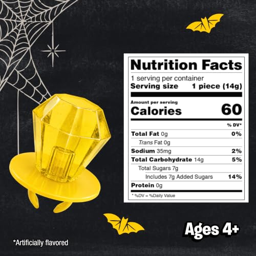 Image of Ring Pop Yellow Lemonade Lollipop, 30 Count, Bulk Candy, Party Favors