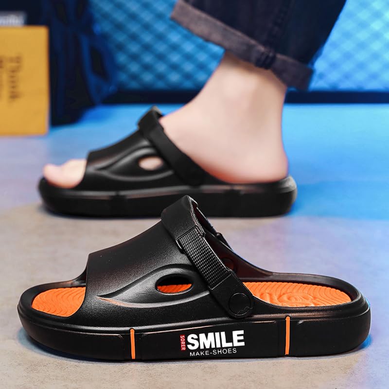 Slides for Men Soft Thick Sole Slide Sandals Pillow Slippers for House Shower Pool Beach Indoor Outdoor Walking2