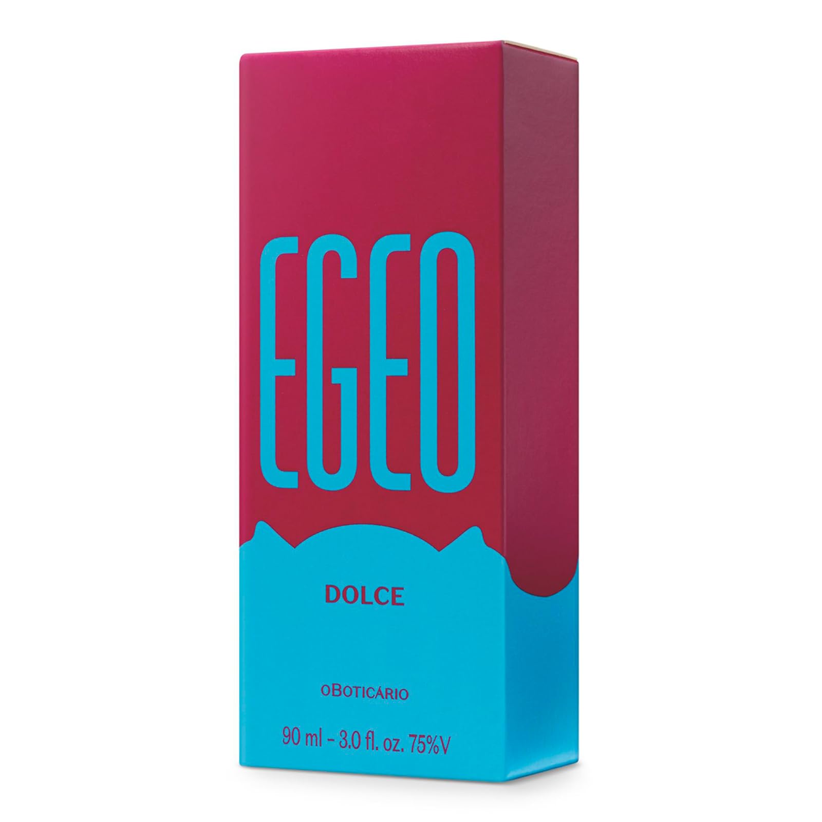 O Boticário Egeo Dolce - Set regalo da donna, profumo EDT + mousse per il corpo | Profumo EDT 90 ml + mousse corpo 250 g, aroma Gourmand orientale, fragranza gelato di lampone e cotone di zucchero, vegano