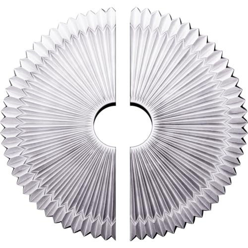 Image of Ekena Millwork CM24SH2-04500 24 inchOD x 4 1 /2 inchID x 3 inchP Shakuras Ceiling Medallion, Fits Canopies up to 5 inch, 2 Piece