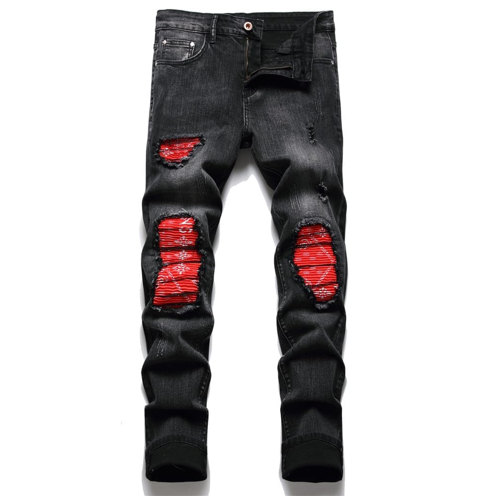 AITITIA Ripped Stretch Jeans