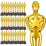 Jorpneost 24 Pcs Gold Award Trophies,Mini Trophy Party Favors for Celebrations,Classroom prizes,Competitions and Party Decorations,Awards Trophy for Kids and Auldt