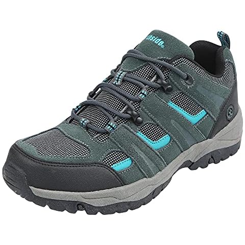 Northside womens Monroe Low-w Hiking Shoe, Dark Gray/Dark Turquoise, 8 US Cover