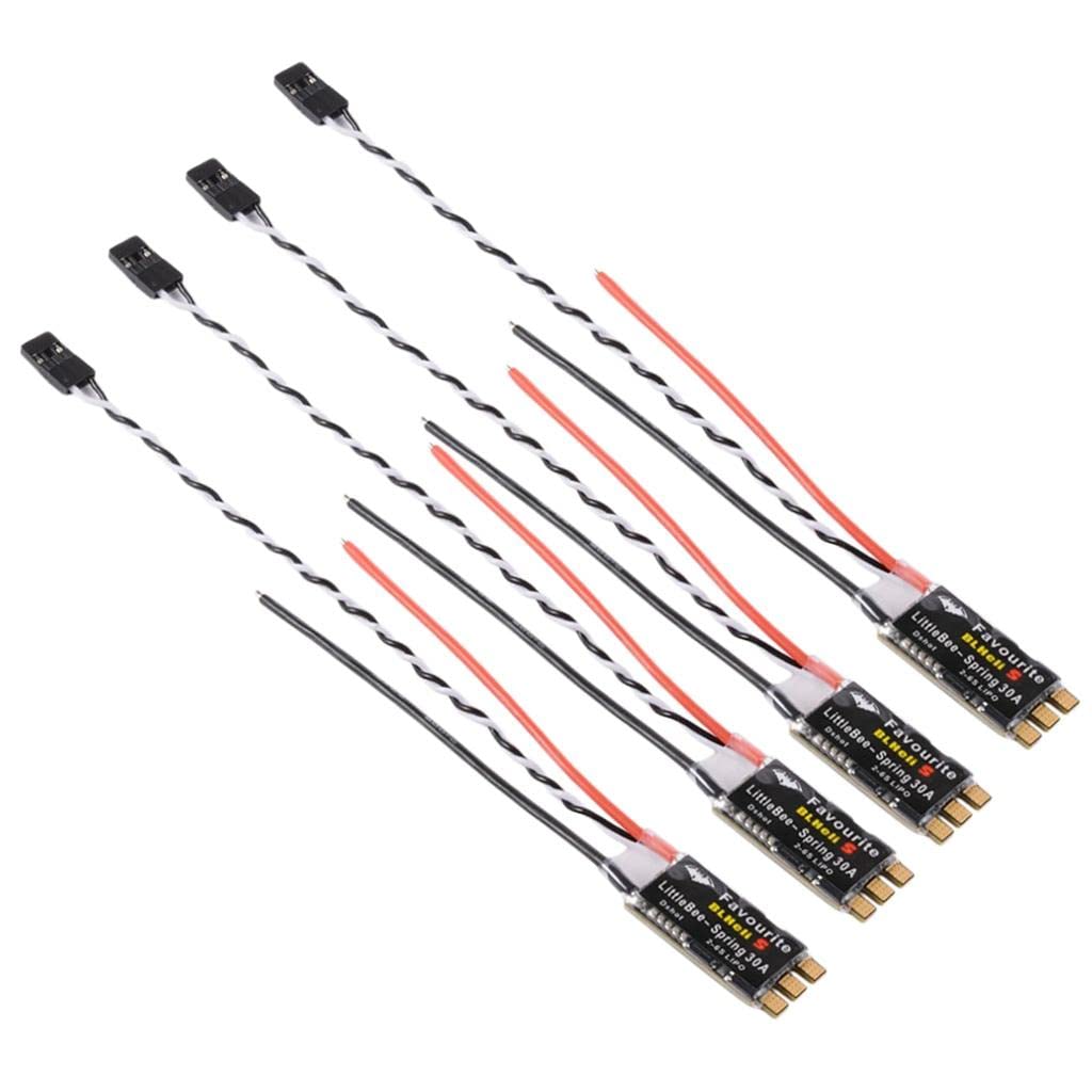 Bhuuno 4 Pieces Blheli S 30A ESC Electronics for Mulitshot Dshot OneShot42 OneShot125