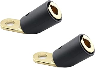 WeldingCity 2-pk Dinse-type Twist-lock Insulated Female Terminal Adapter 50/70-series (35-50-70mm AWG #2-3/0) for Welders Miller Lincoln ESAB Hobart and Others