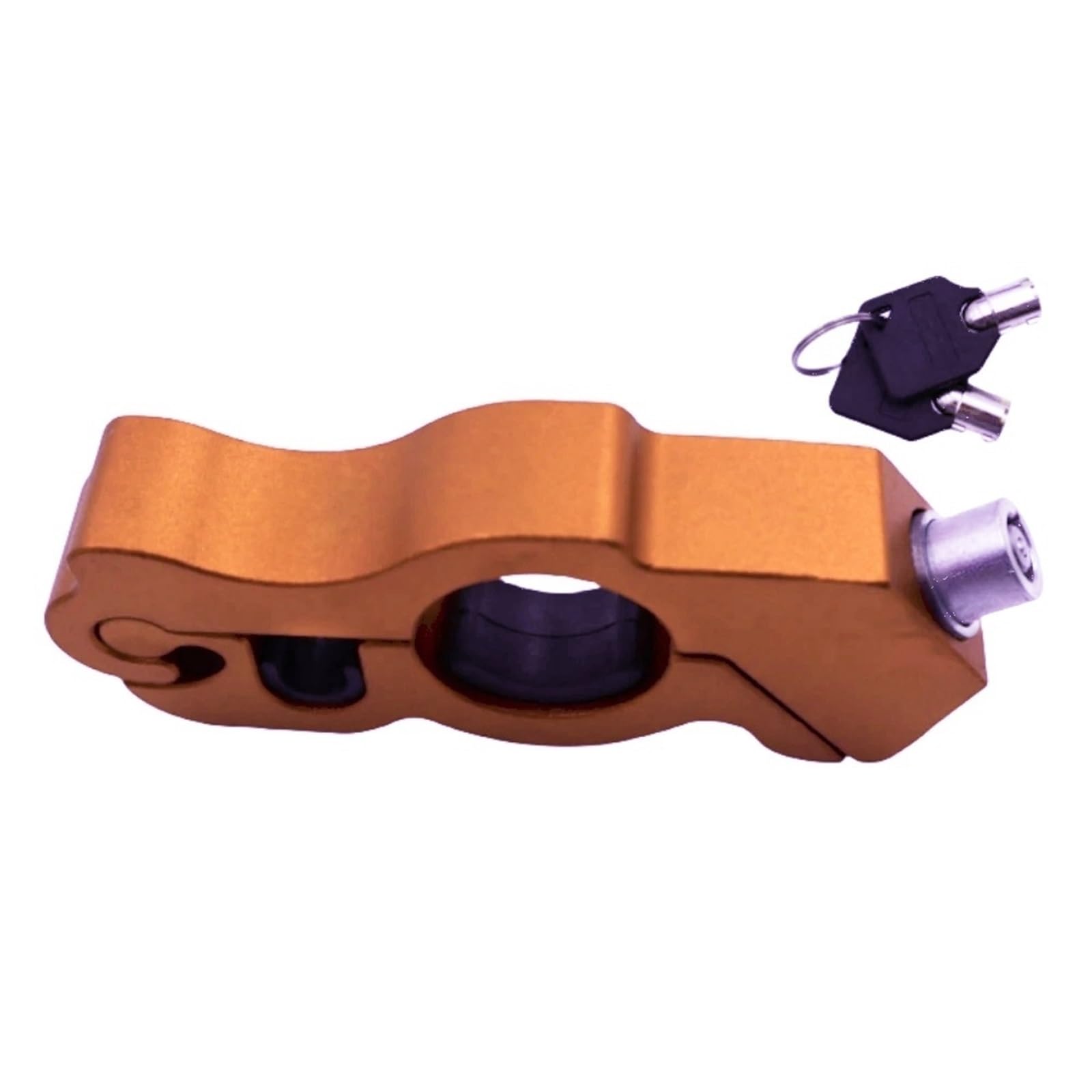 Poayuewr Orange Handlebar Lock,Brake Throttle Lock Motorbike Universal Handlebar Lock Scooter Rider Car Anti-Theft Portable Handle Brake