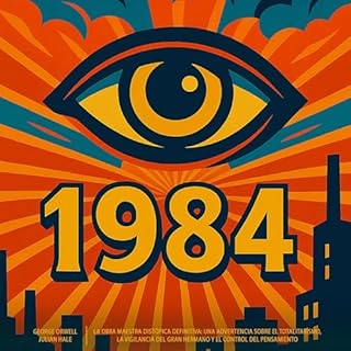 1984: La obra maestra dist&oacute;pica definitiva Audiolibro Por George Orwell arte de portada