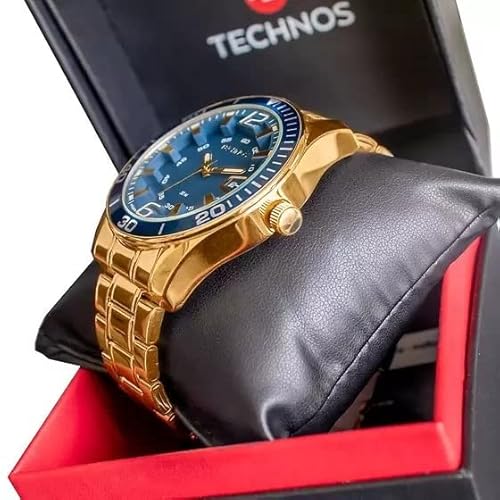 Relógio Technos Masculino Racer Dourado - 2115LAJS/4A