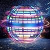 PRO STASH 2025 Upgraded Flying Orb Ball - Hover Drone Boomerang Ball for Kids & Adults, Fun Indoor/Outdoor Flying Experience for Gifts,Christmas Surprises for Boys and Girls (Blue)