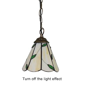 6 Inches Tiffany Style Pendant Ceiling Light Pastoral