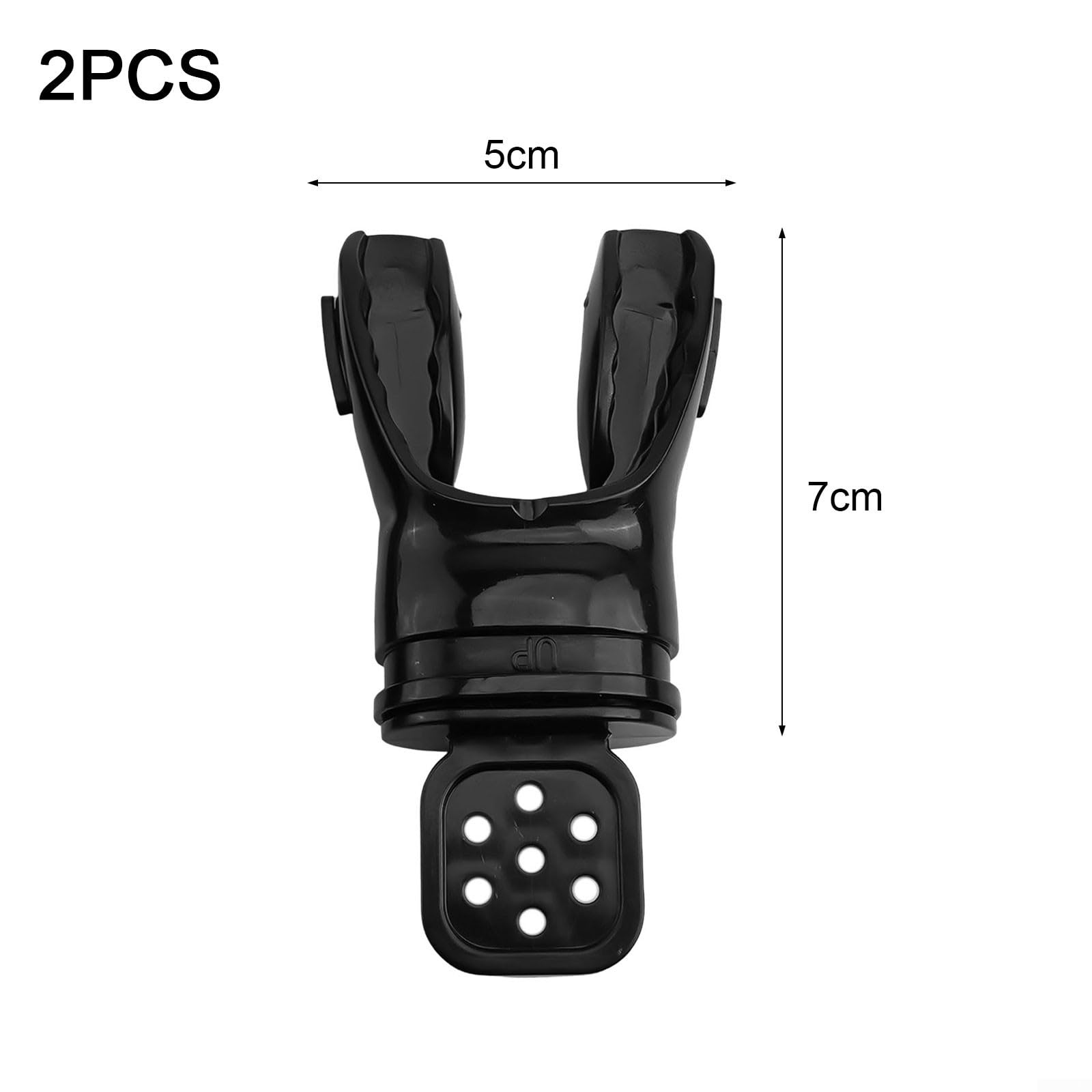 Lot De 2 Embouts De Plongée Zoegneer – Silicone Qualité Alimentaire – Thermoformable – Anti-fuite – Noir