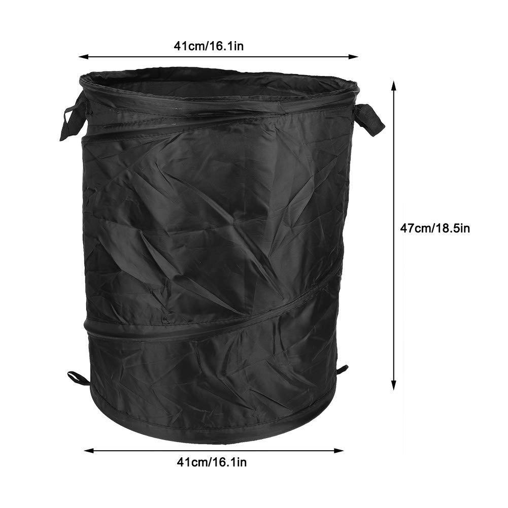 Poubelle à ordures, poubelle de jardin pliante portable en tissu Oxford pour camping en plein air