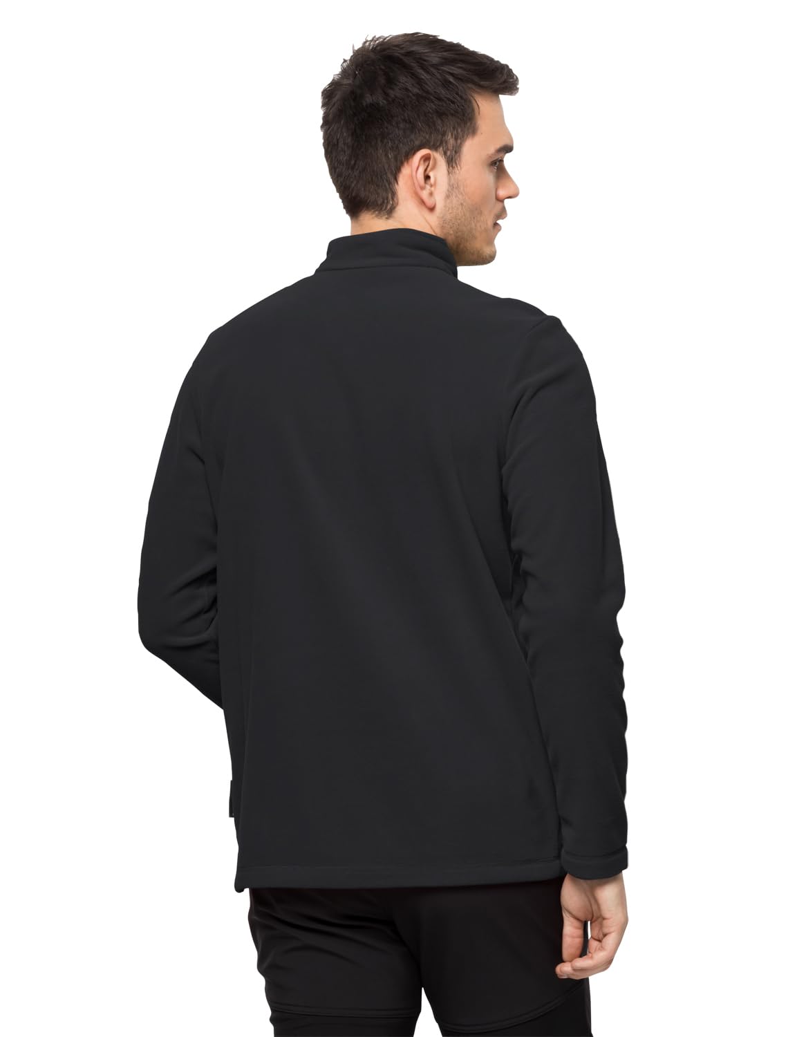 Jack Wolfskin Męski sweter Taunus Hz, czarny, 3XL (DE)