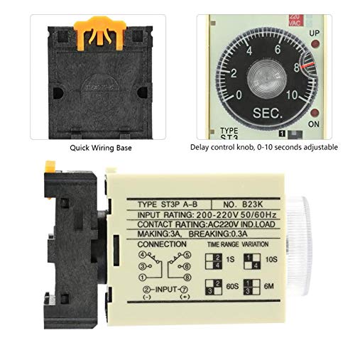 Time Delay, Relay, Dustproof Durable Low Power High Precision Waterproof for Remote Control Communication - Image 6