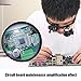 Magnifying Glasses with LED Light, LXIANGN Jeweler Loupe Watch Repair Magnifier with 8 Interchangeable Lens-2.5X 4X 6X 8X 10x 15x 20x 25x for Close Work,Not for Reading