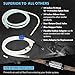 FIRSTINFO A1161US US. DE. Patented Vacuum Brake Bleeder Includes 4.9 ft Long Silicone Bleeding Hose w/Non-Return Check Valve + Oil Stopper Valve