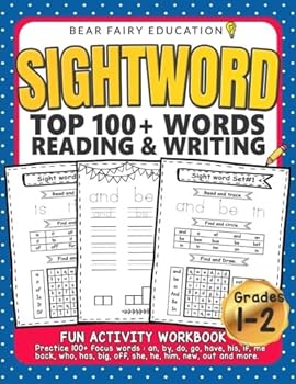 Paperback Sightword Top 100+ Words Reading & Writing, 1st 2nd Grade Activity Workbook: 1st Grade Writing Book, 1st Grade Spelling Book (Education Workbook) Book