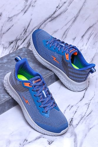 Image of ATHCO Mens Vivid Super Comfortable Insole Shoes|Running|Walking|Training|Gym|Jogging|Sneaker|Athletic|Laceup|Flexible|Lightweight|Dailyuse|Sports|Casual|ExtraSoft|Fitness|Gents Boys