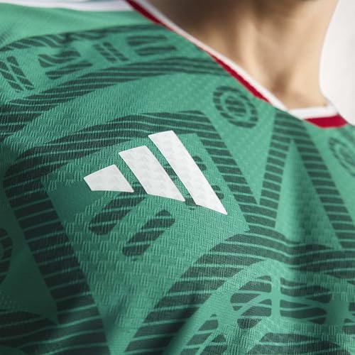 adidas Men's Mexico 26 Home Authentic Jersey Bold Green Large R - Image 5