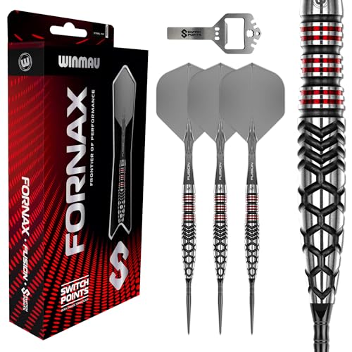 Juego de dardos de 90% tungsteno WINMAU Fornax para competición de 21g a 25g
