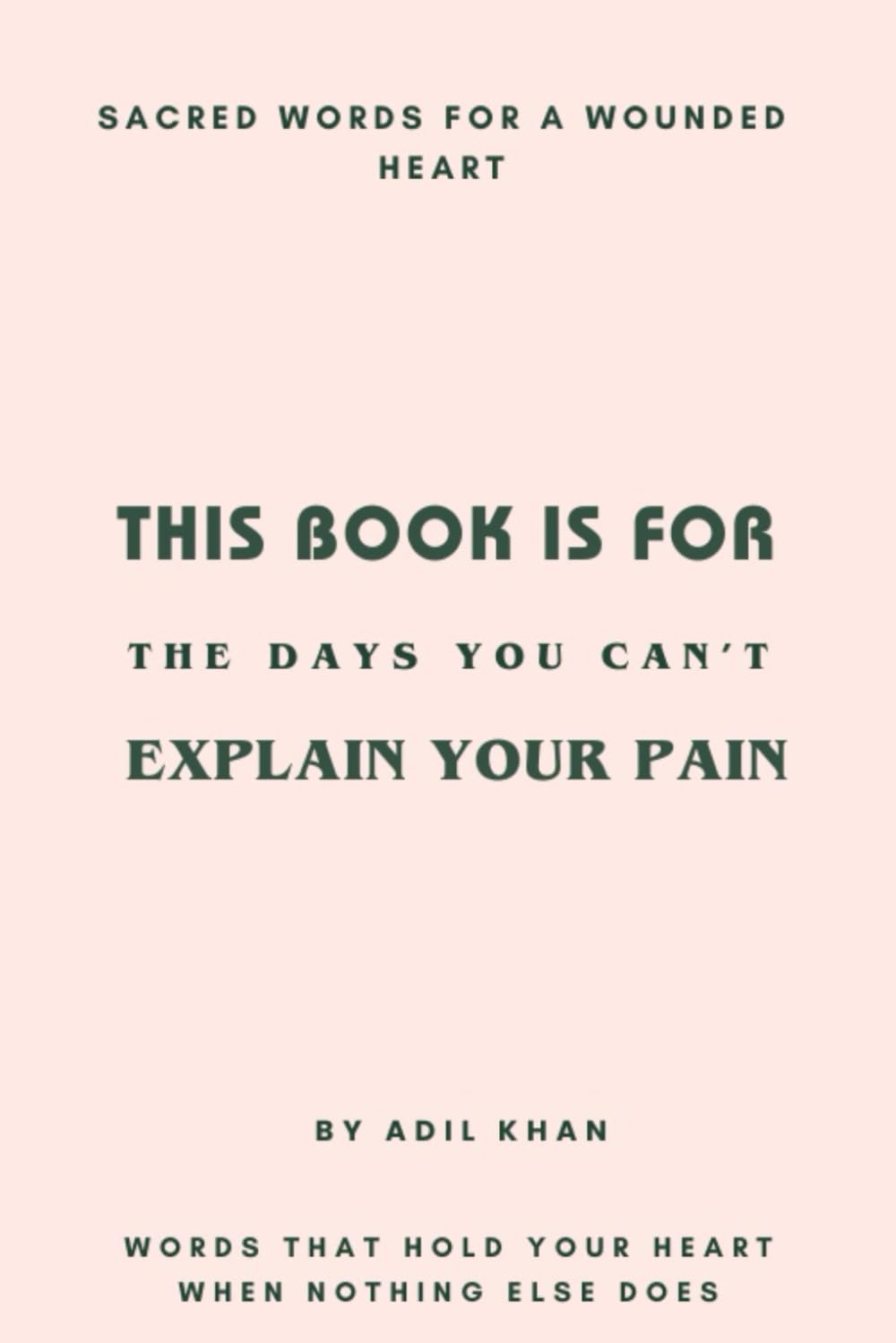 This Book Is for the Days You Can't Explain Your Pain: Words that hold your heart when nothing else does