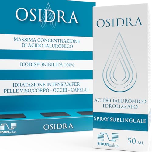 Acido ialuronico Concentrazione Max. Idratazione del corpo. Capelli forti. Occhi lubrificati. Cura la secchezza vaginale. Sublinguale. Assorbimento totale.
