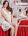 Avidlove Babydoll Lingerie for Women Sexy Long Nightgowns Women Full Slips Bridal Nighty White, S