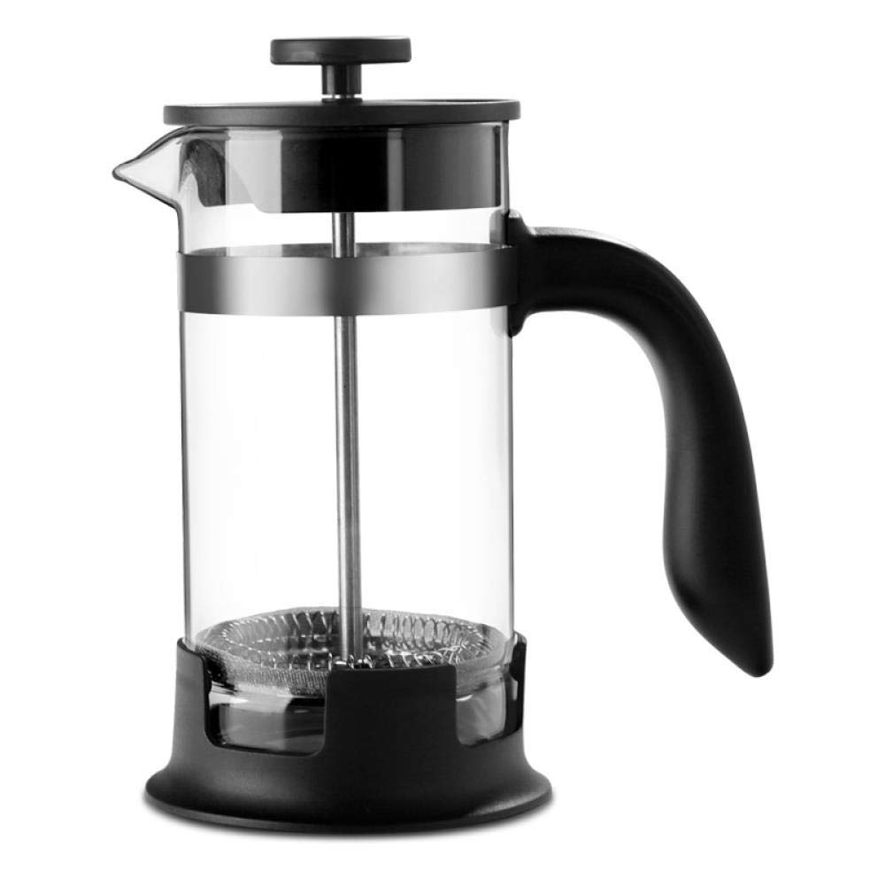 Coffee maker French Press Coffee Maker, Stainless Steel 304 Coffee Maker Coffee Machine Coffee Pot Percolator Tools Coffee Maker Pot Household Teapot Tea Brewer, Black,300ＭL