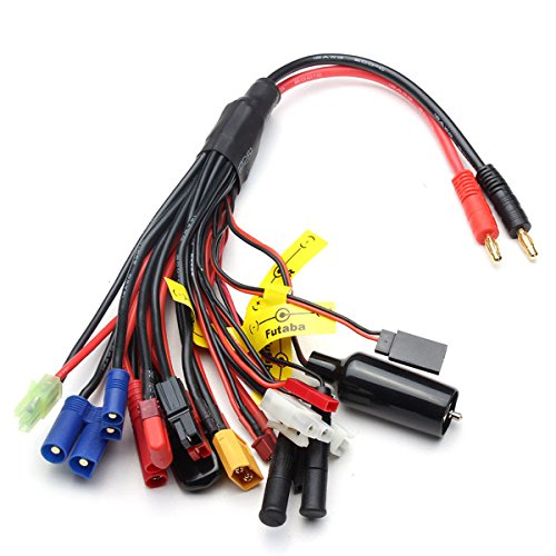 KINGDUO Wielofunkcyjny kabel do ladowania wagi XT60 EC3 EC5 TRX T Wtyk JR FUTABA Anderson Adapter