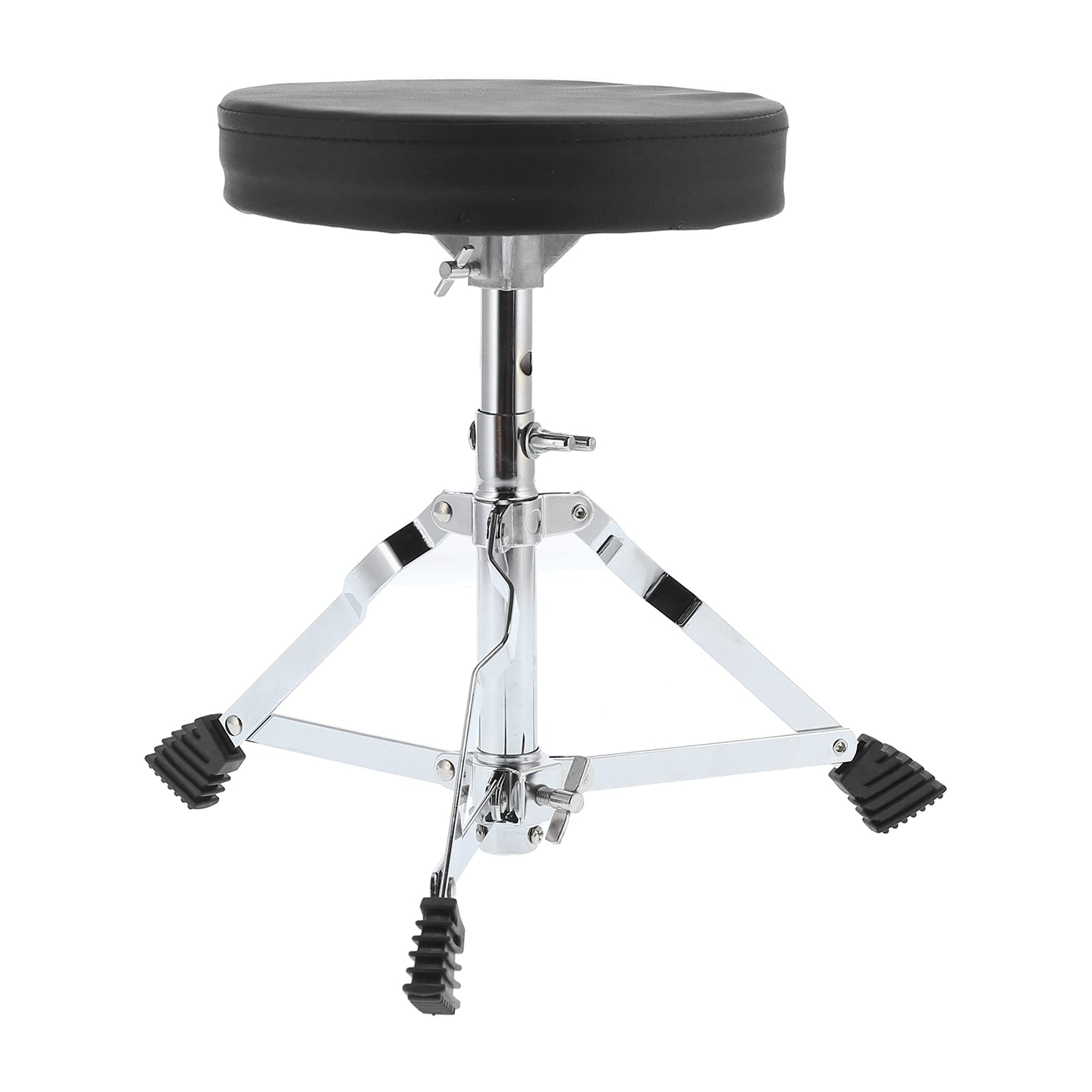 Cocoarm Trono para Batería, Asiento Ajustable para Batería, Taburete Acolchado para con Soporte de Acero Resistente para Músicos y Bateristas
