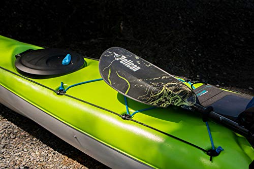 Image of Pelican Symbiosa Kayak Paddle - Adjustable Fiberglass Shaft with Nylon Blades - Lightweight - 90.5in 240cm to 98.5in 250cm