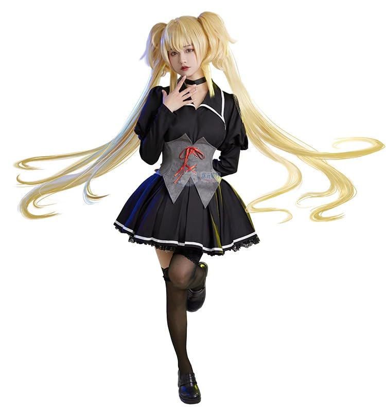 【ウィッグ付】しゅごキャラ 月詠歌唄 キャラなり コスプレ衣装 ARS22100s_01.jpg
