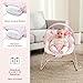 Baby Bouncer, Portable Infant Bouncer, Adjustable and Foldable Baby Rocker with Vibrations,Baby Bouncer Seat for Baby 0-6 Months 6-20 lbs Indoor & Outdoor Use