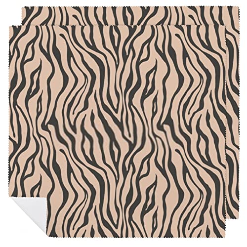 Cloth Napkins Tiger Animal Soft And Comfortable 2 Pcs Napkins For Family Dinners Weddings Cocktail Kitchen Banquet #TOP19