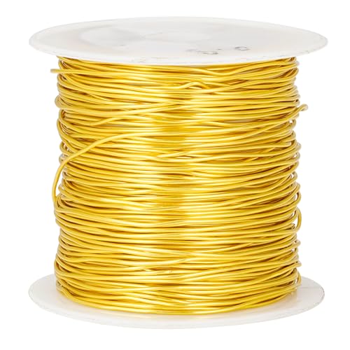 Tarnish Resistant Copper Wires 20 Gauge/0.8mm, 82 Feet, Gold