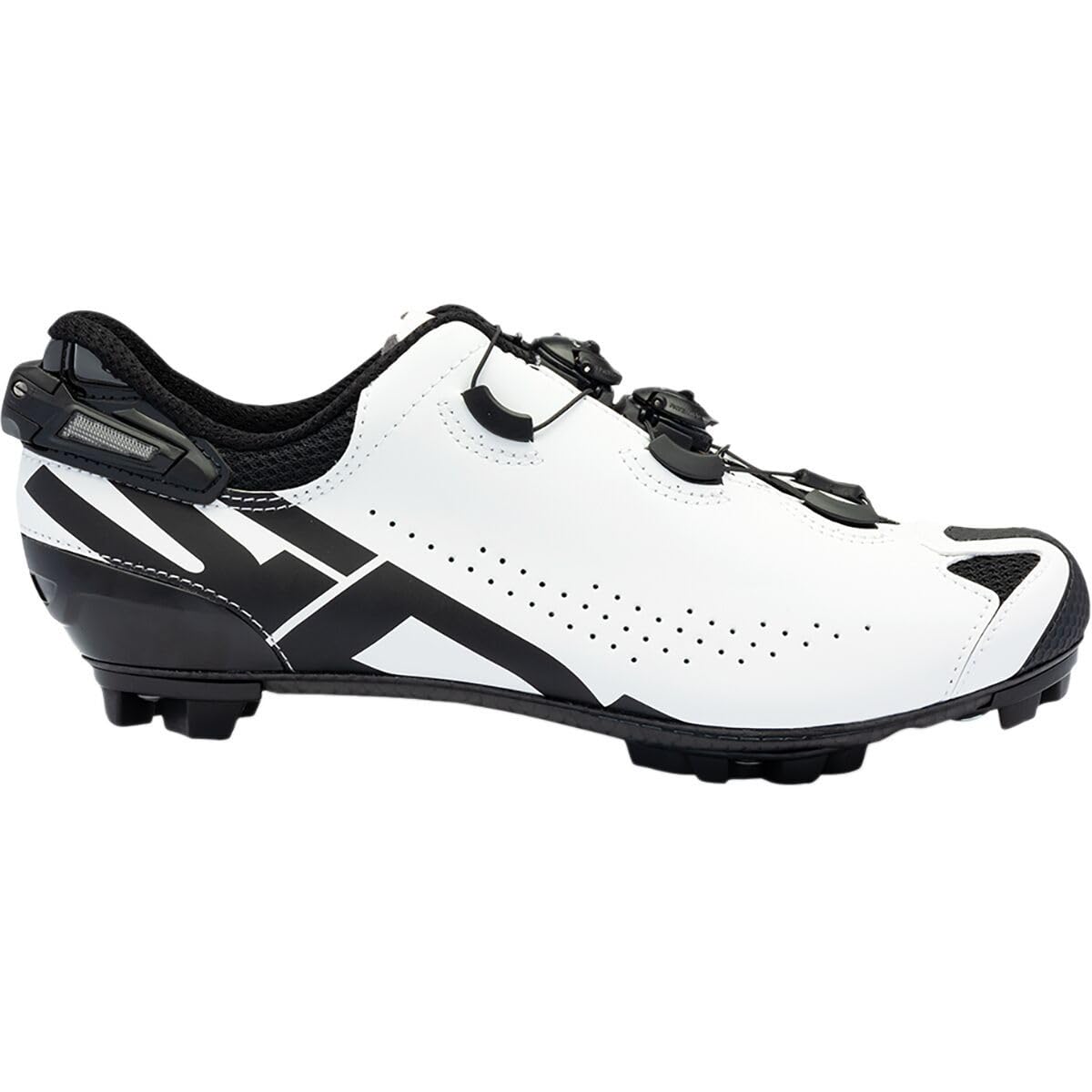 Sidi Tiger 2S SRS Mountain Clipless Shoes - Men's, White/Black, 44.5