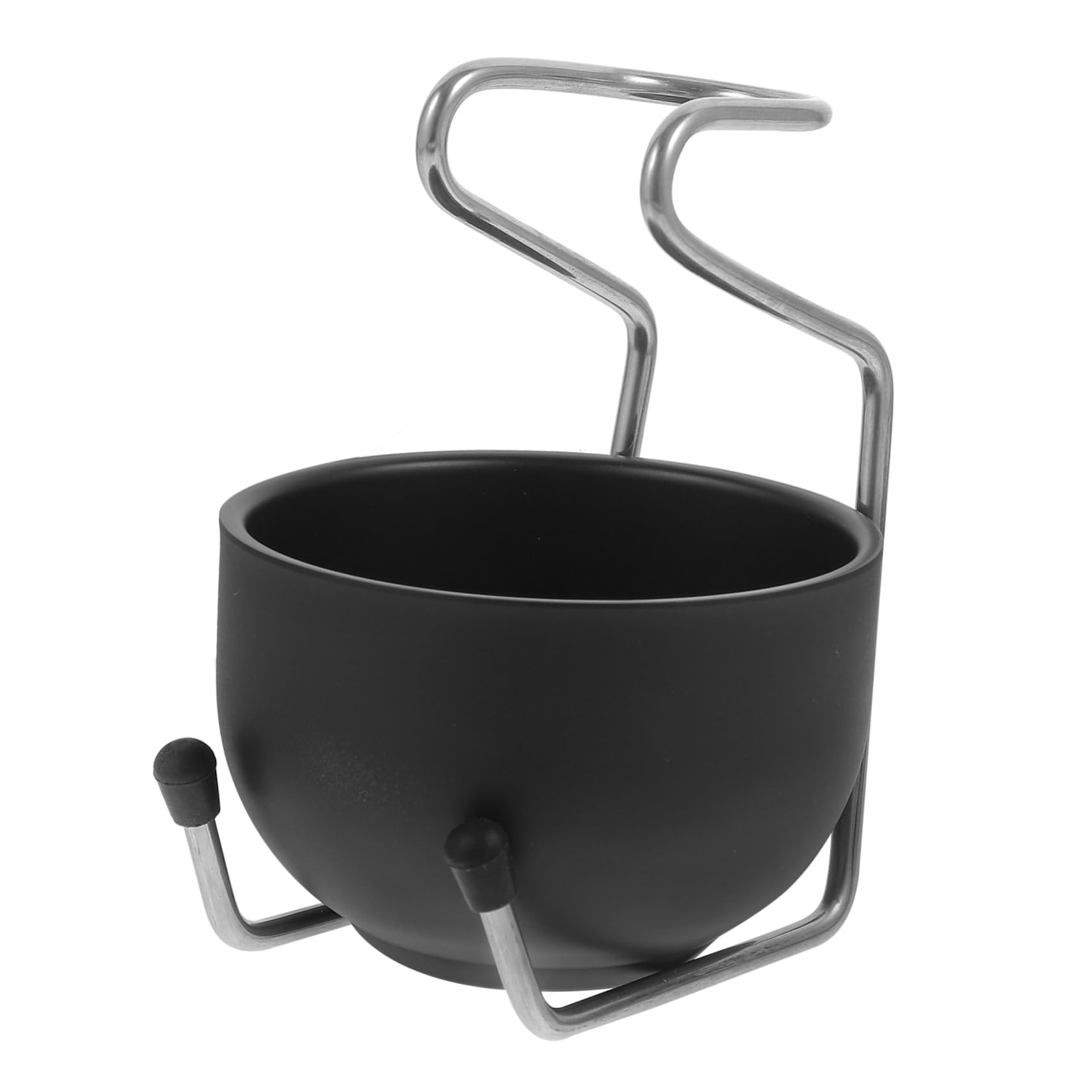 HONMEET Shaving Soap Bowl Holder Men's Shaving Tool Set Metal Soap Bowl for Daily Grooming Travel