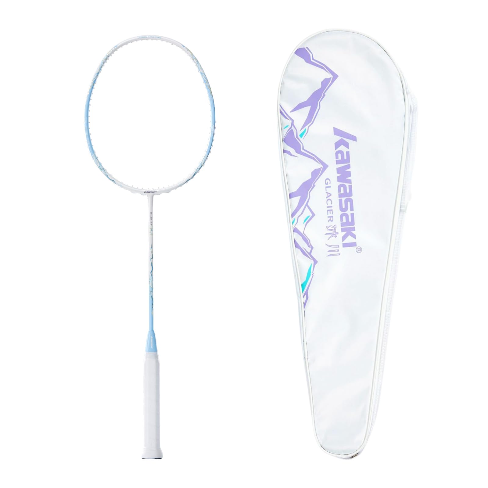 Professional Badminton Racket, Carbon Fiber Badminton Set Ultra-Light Aerofoil Frame Racq…