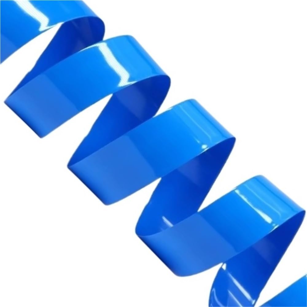 Manga para enrollar Cables Tubo termorretráctil de PVC 29,5-300 mm, Protector Cable Azul for Interfaz (1 Unidad)