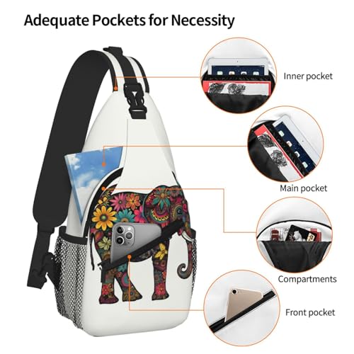 Mochila tipo Sling unisex para viaje y senderismo miniatura 5