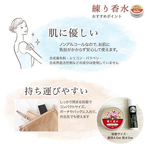 Sin. 日本製 ホワイトムスク 練り香水 15g