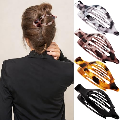 Pinzas para cabello Atoden tipo flat 4 piezas miniatura 1